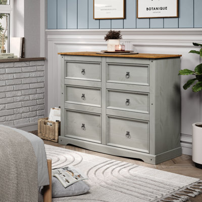 Commode 6 tiroirs Temarcus
