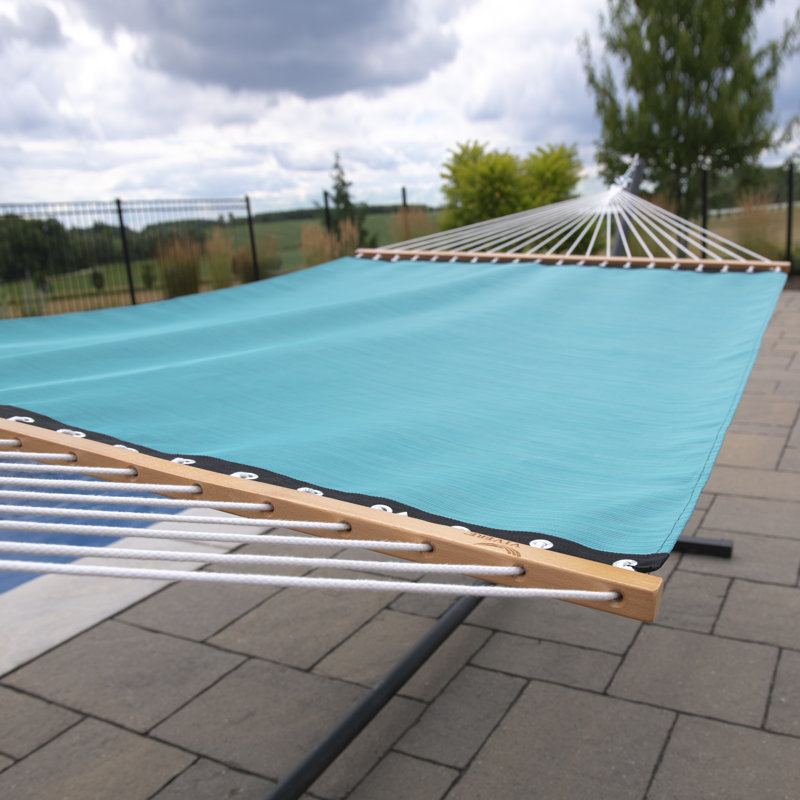 Hamac double en tissu Fraiya Phifertex, Hawaii bleu