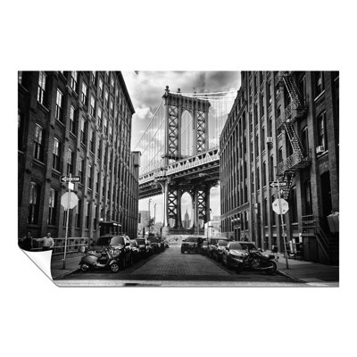 Manhattan Bridge In America - Wrapped Canvas Print