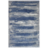 Handmade Linen and Silk Abstract Area Rug