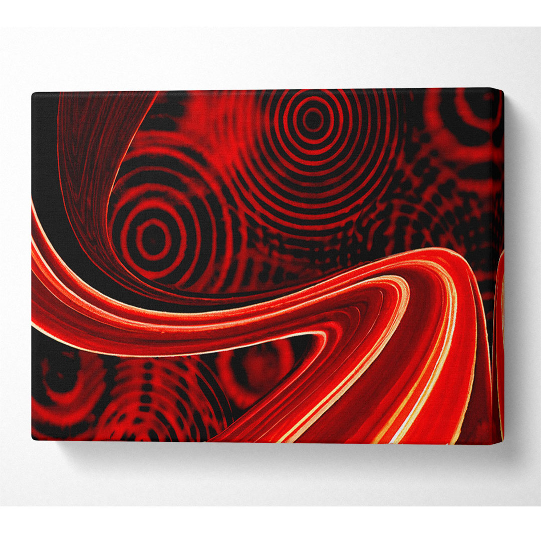 Lava Timeline - Kunstdrucke auf Leinwand - Wrapped Canvas