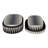 Keepsake Oval Resin and Wood Organizer Boxes with Lids for Dresser Display - Decorative Storage Box for Home Decor - Set of 3