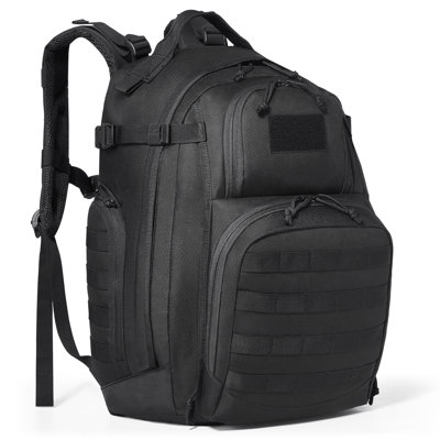 Tactical Backpack 40L Military Backpack with Molle Mode & Sponge Pad  Army