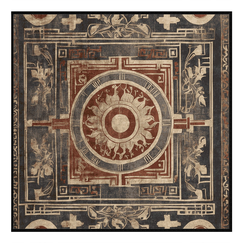Peloponnesian Harmony Rug, Square 3'