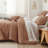 Bedsure Pinch Pleat Comforter Set Boho Bed-in-A-Bag Bedding Set with  Pillowcases for All Season-105529495-105529498
