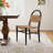 Kashmir 18.1'' H Solid Wood Side Chair-500274025