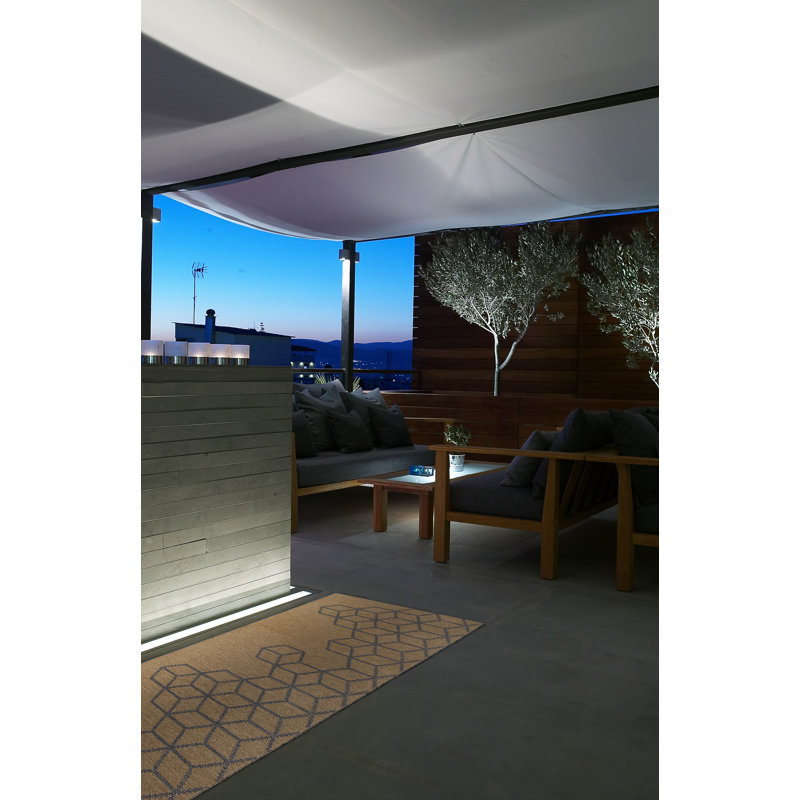 Oden Runner cm Geometric Hand Woven Indoor / Outdoor Area Rug, Runner 60 x 300cm