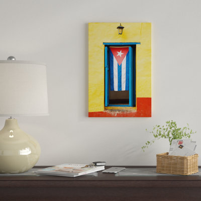 " Cuba Fuerte Collection - Cuban Flag " Graphic Art Print