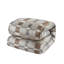 Édredon pour grand lit de 8 pièces en taupe, géométrique multicolore, damier classique, ensemble de literie de luxe, trop rembourré pour un confort maximal et une chaleur accrue-121664560