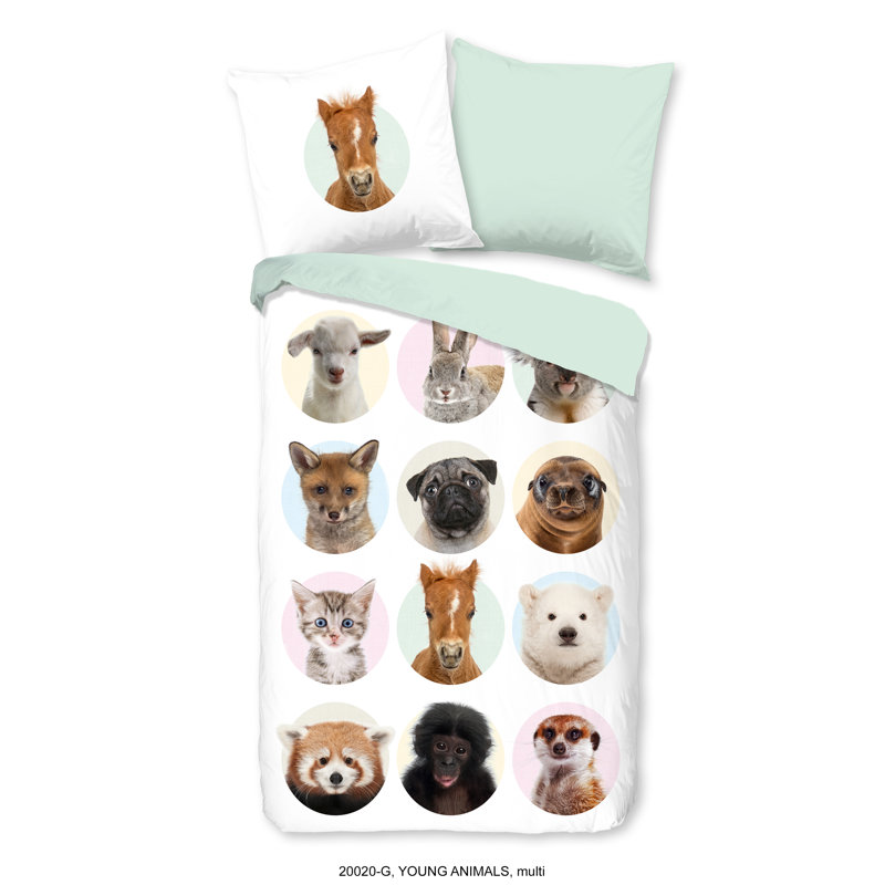 No Pattern Duvet Cover Set with Pillowcases