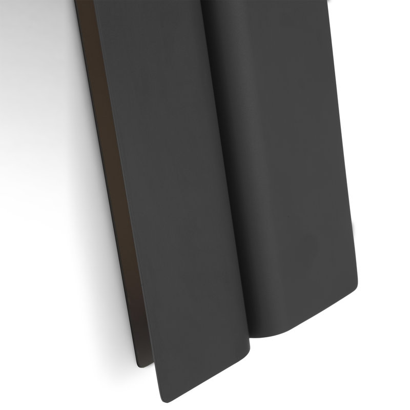 Cloak 1 - Light LED Vanity Light, 18" H x 5" W x 1.3" D, Nightshade Black, Aluminum