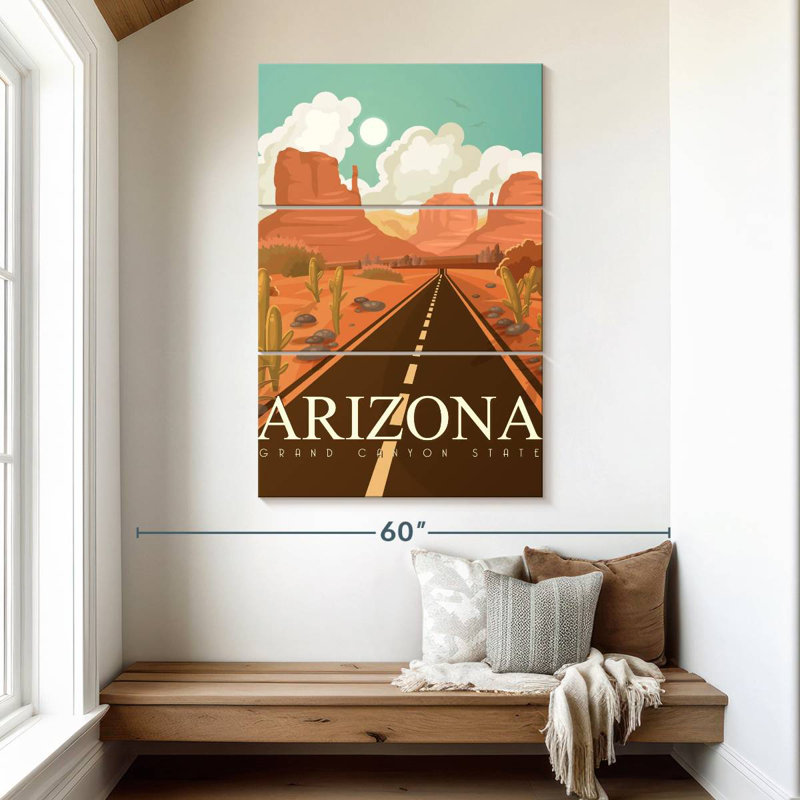 Alvord, Arizona, Grand Canyon State, H 50 po x l 32 po