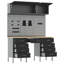 Set Of 6 Steel, Height-Adjustable-1496975718