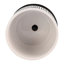 Jardinière d'intérieur en maille avec soucoupe, céramique blanche texturée 6 pouces
