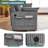 73" Pull Out Sofa Bed with Side Pocket& USB,3-in-1 Sleeper Sofa Corduroy Couch-1129355920