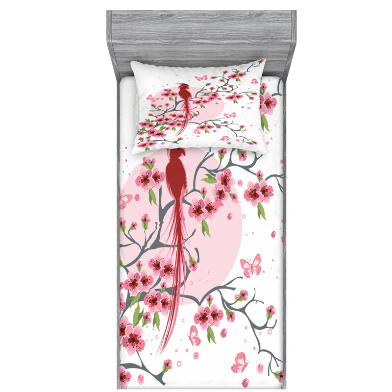 Microfiber Sheet Set, Twin XL Sheet Set with Fitted Sheet
