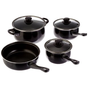 Copper Chef Cookware 8-Pc. Cookware This Aluminum and Steel with Ceramic  Non-Stick Coating Cookware Set, Includes Lids, Frying and Roasting Pans A  for Sale in Santa Monica, CA - OfferUp