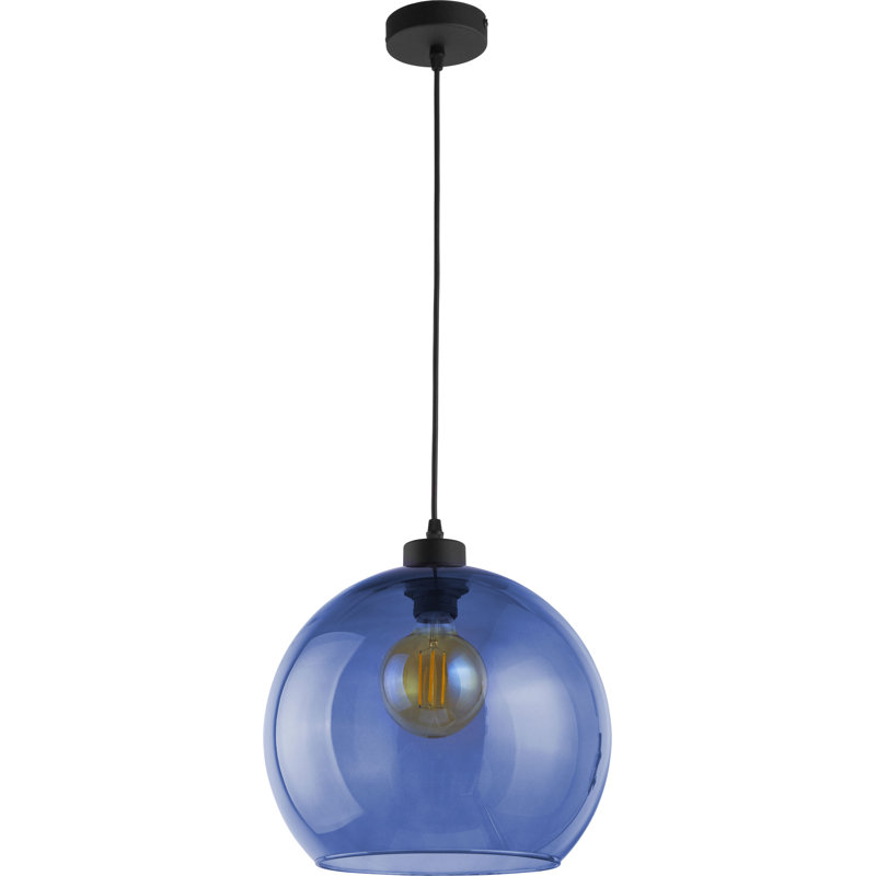 Birchwood 1 - Light Single Pendant, Navy, Black