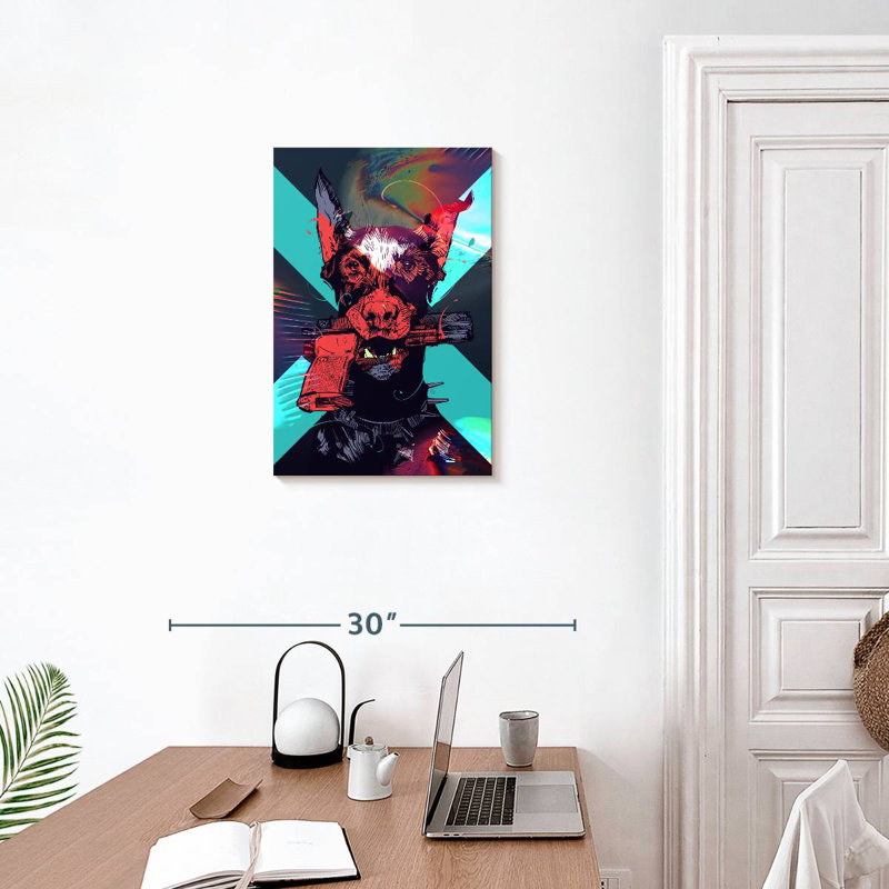 Brampt Dobergun, 24" H x 16" W