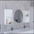 Oba 2-Pc Wall-Mounted Bathroom Medicine Cabinet With Open And Closed Storage-1565462697