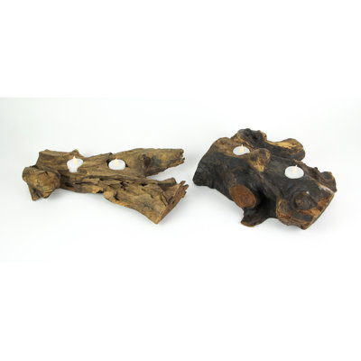 3'' H Wood Tabletop Tealight Holder