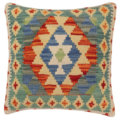 Tribal Kilim Pillow Geometric Throw Pillow