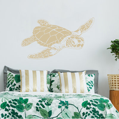 Décalcomanie murale tortue de mer