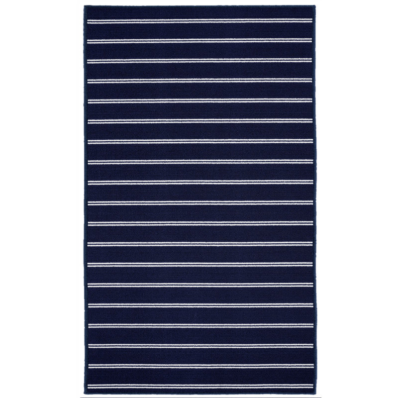 Cortinas Striped Indoor Rug, Rectangle 4' x 6'
