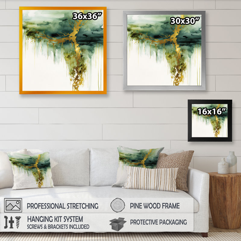 «Awakenings in French Moss IV», reproduction sur toile, Toile avec cadre photo noir, L 36 po x H 36 po