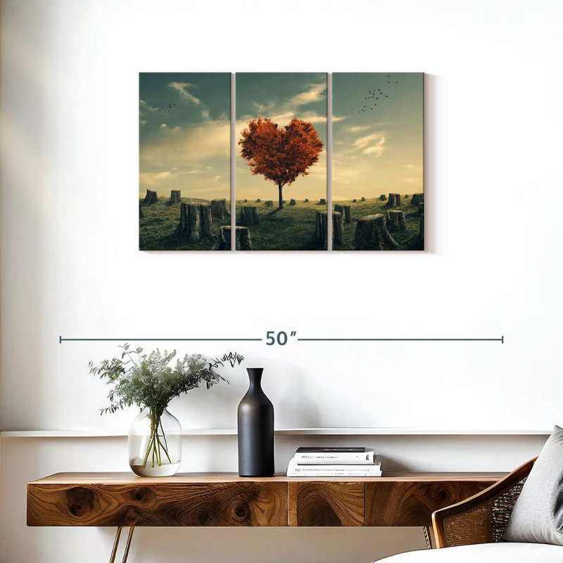 Indestructible Heart Tree, 20" H x 33" W