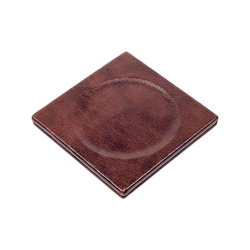 Michelet Leather / Faux Leather Desk Organiser Set, Brown