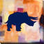 « dinosaur silhouette ii »-impression-1259092490-1259092501