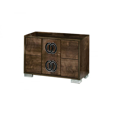 Table de chevet 2 tiroirs Donashia