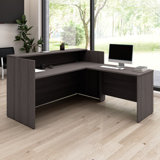 Arrive L-Shaped 72W x 72D Manufactured Wood Reception Desk