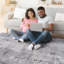 Tapis gris clair / abstrait résistant aux taches-64239721
