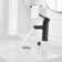 Single-Hole Single-Handle Bathroom Faucet With Pop-Up Drain Assembly  In Matte Black