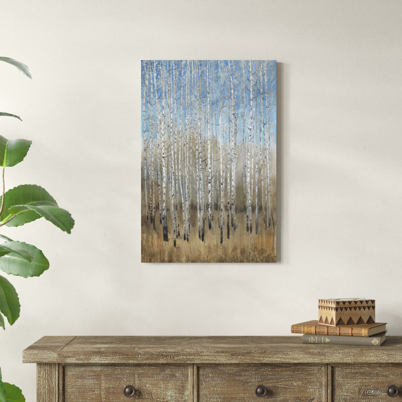 Dusty Blue Birches II, H 30 po x l 20 po x P 1,25 po