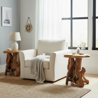 Table de bout Natural Tree Stump