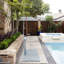 Solid Wood Rust-free Free Standing Outdoor Shower and Footwash Spout and Duckboard-88868879