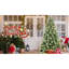 Arbre de Noël de 7,5 pi avec 450 lumières à DEL blanc chaud, 1588 pointes mélangées, 92 branches de pin, charnières et base en métal pour une stabilité de 87,62 po, structure facile à façonner-327505495