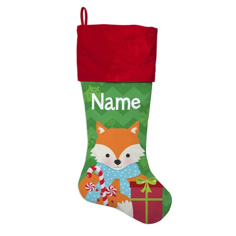 Personalized Fox Stocking, Yes