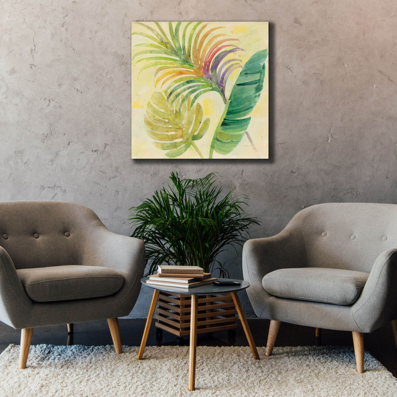 «Tropical Delight 2» par Albena Hristova, art mural sur toile, H 37 po x l 37 po