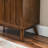 Mid Century Fluted Sideboard With Solid Wood Legs-251462665