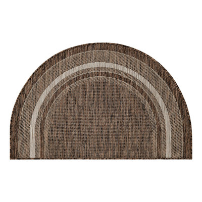Rengin Brown/Sand Indoor / Outdoor Area Rug