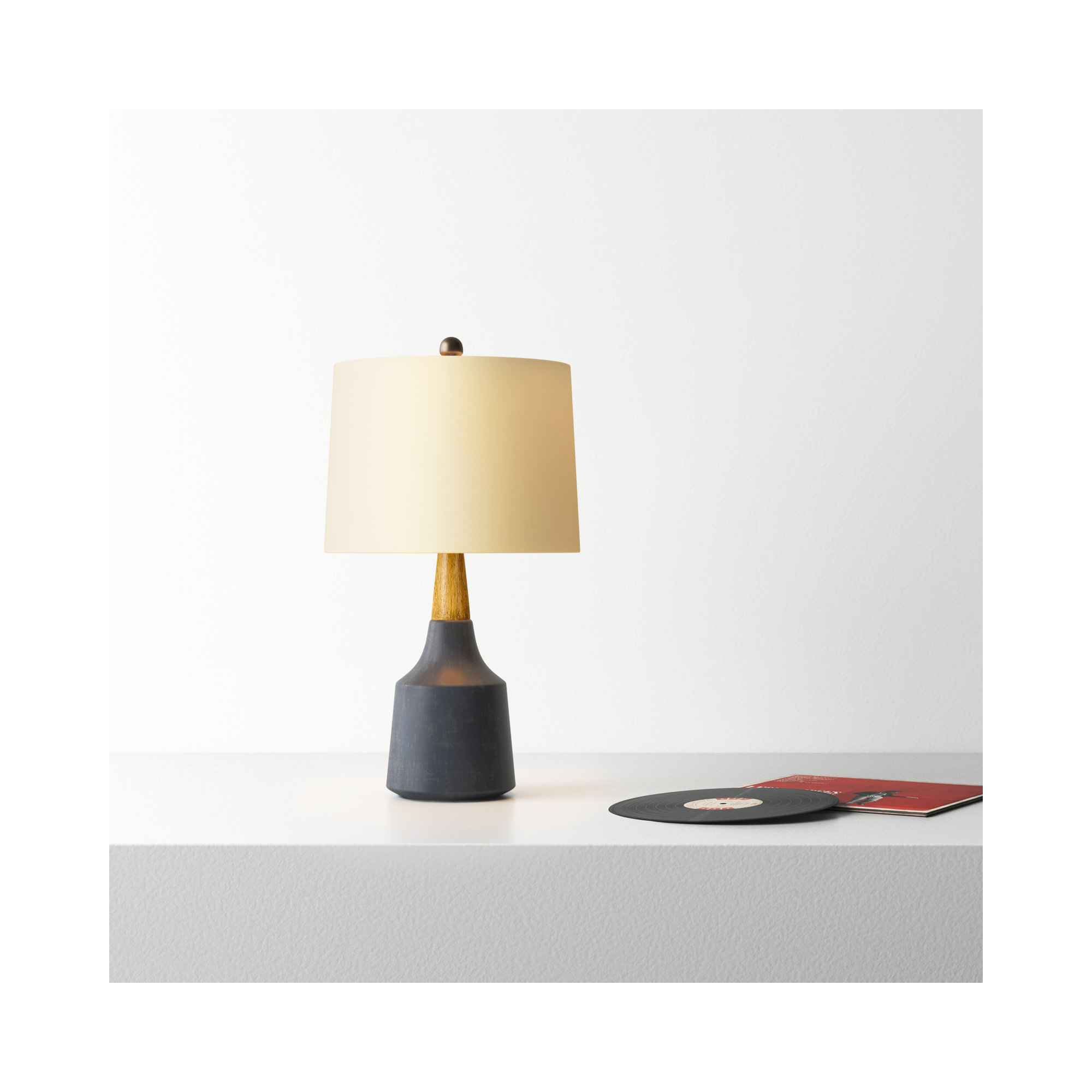 Scotia Table Lamp, Cream, Beige