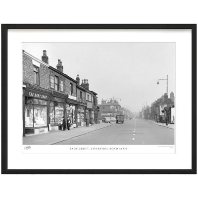 Patricroft, Liverpool Road C1955 1 Piece Single Picture Frame Wall Art