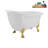 53.1'' x 25.6'' Freestanding Soaking Acrylic Bathtub-72770252-90763271