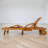 Outdoor Chaise Lounge, Adjustable Backrest And Footrest, Solid Wood, Curved Armrests, Contemporary, Poolside-659851101