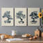 Toile tendue avec châssis Indigo Bonsai II - prêt à accrocher-185498224