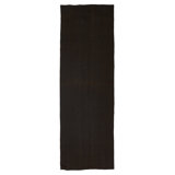 Black Vintage Flatweave Wool Kilim - 7'6" x 13'4"